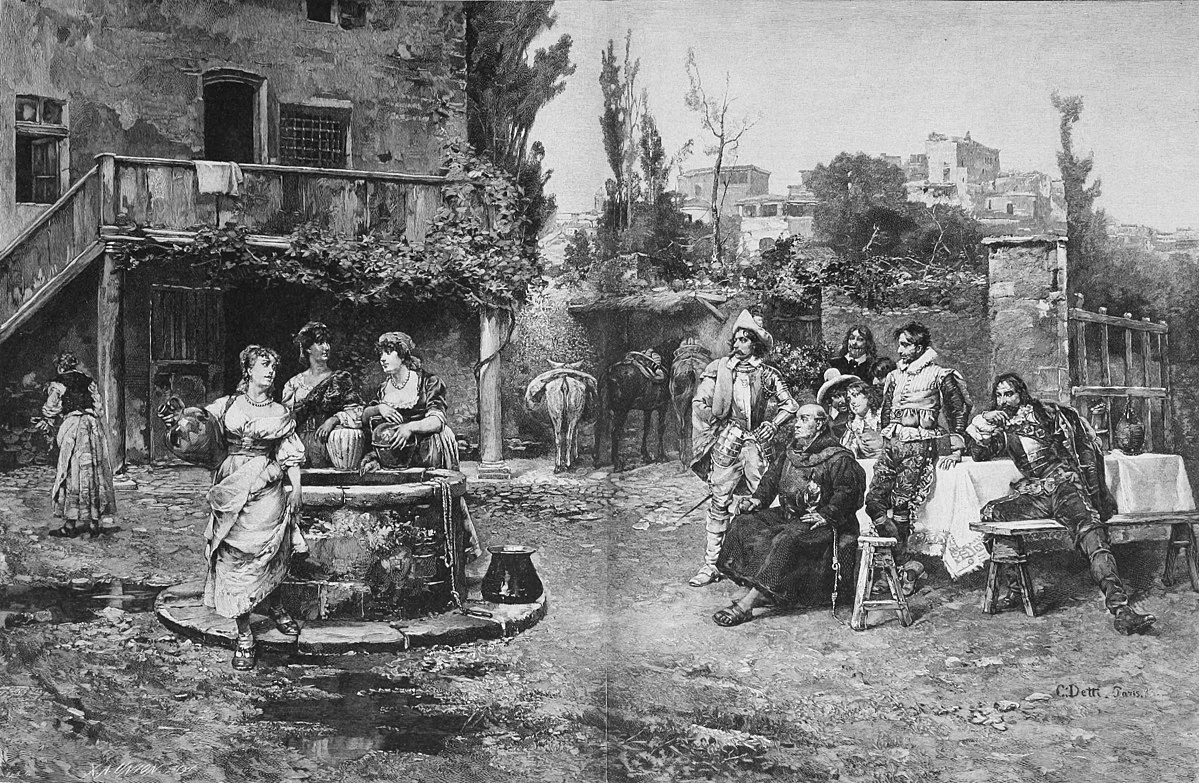 Cesare Detti - Al pozzo